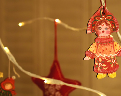 Russian Doll Christmas Decoration