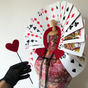 Queen of Hearts costume detail